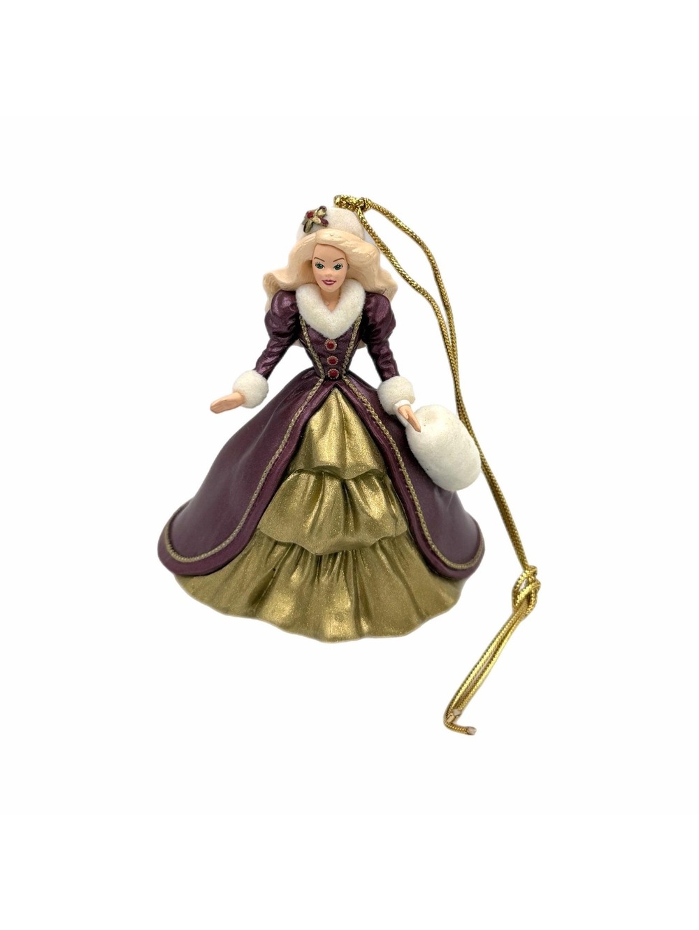 Vintage 1996 Hallmark Keepsake Mattel Holiday Barbie Ornament
